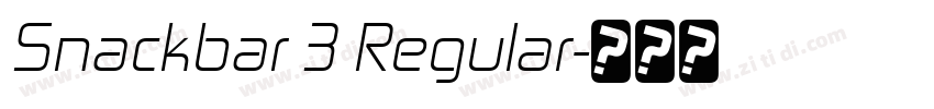 Snackbar 3 Regular字体转换